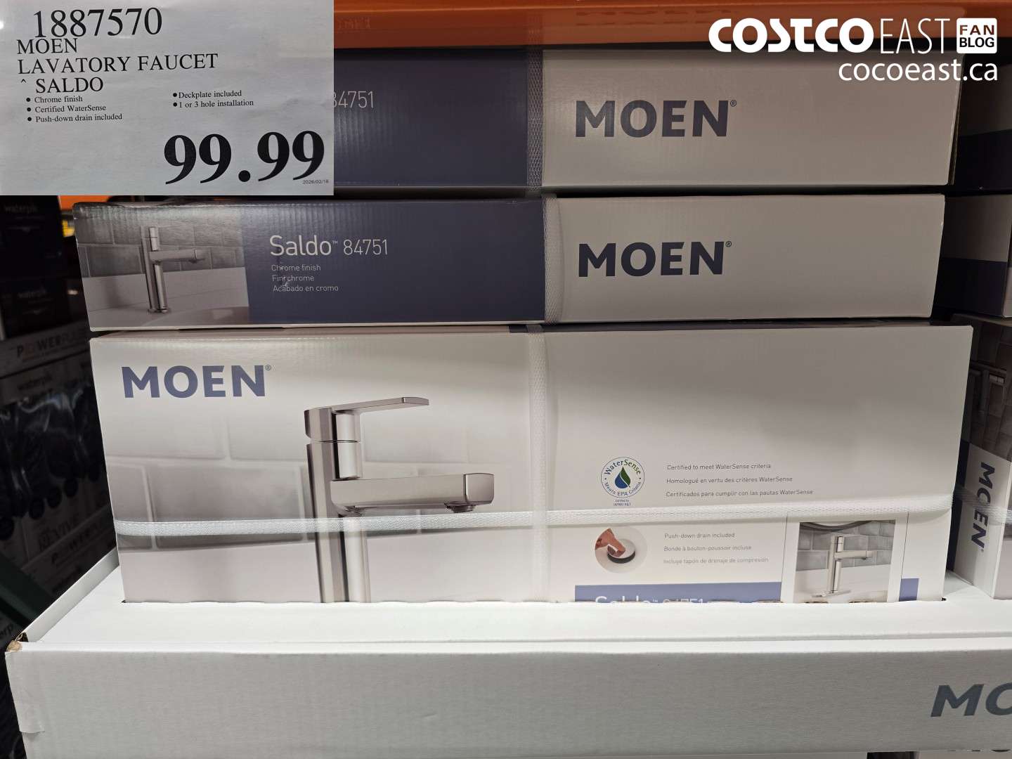 1887570 MOEN LAVATORY FAUCET SALDO $99.99