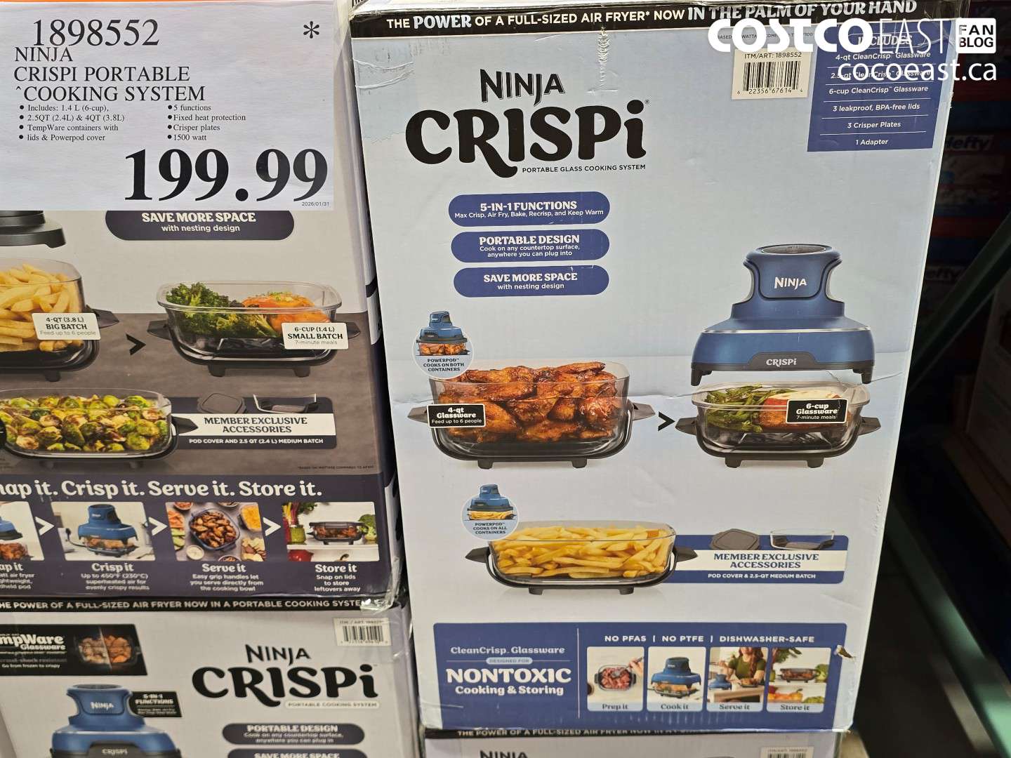 18985352 NINJA CRISPI PORTABLE COOKING SYSTEM $199.99