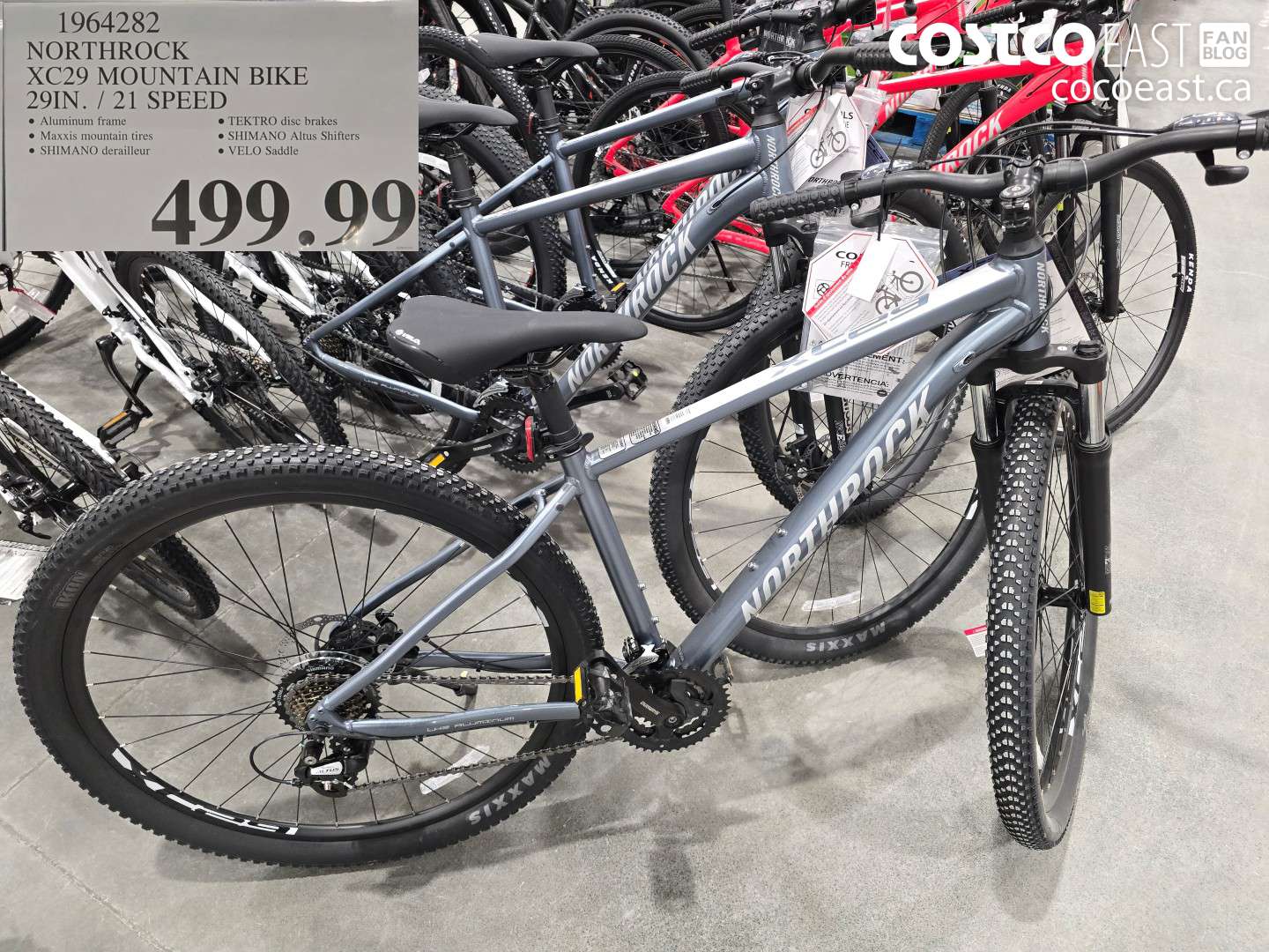 1964282 NORTHROCK XC29 MOUNTAIN BIKE 29IN. / 21 SPEED $499.99