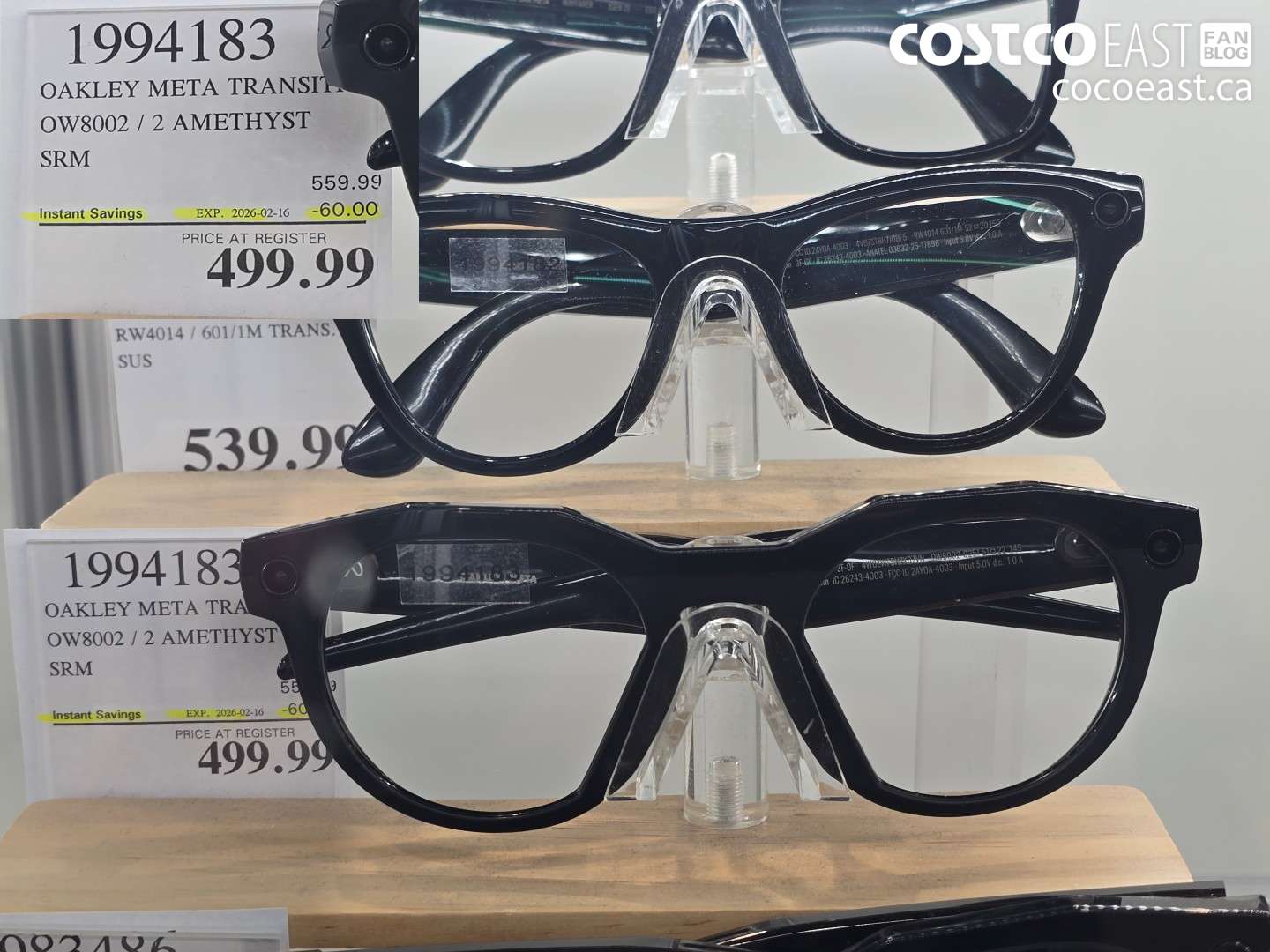 1994183 OAKLEY META TRANSIT OW8002 / 2 AMETHYST SRM ($60.00 INSTANT SAVINGS EXPIRES ON 2026-02-16) $499.99