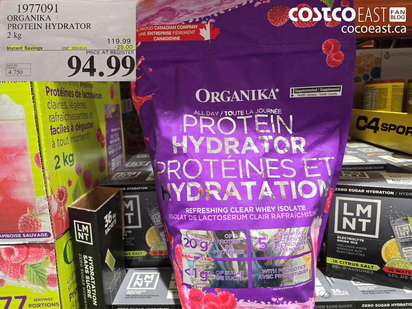 1977091 ORGANICA PROTEIN HYDRATOR 2 KG ($25.00 INSTANT SAVINGS EXPIRES ON 2026-03-01) $94.99