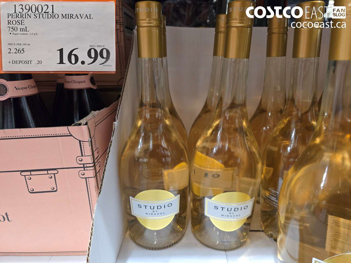 1390021 PERRIN STUDIO MIRAVAL ROSÉ 750 mL $16.99