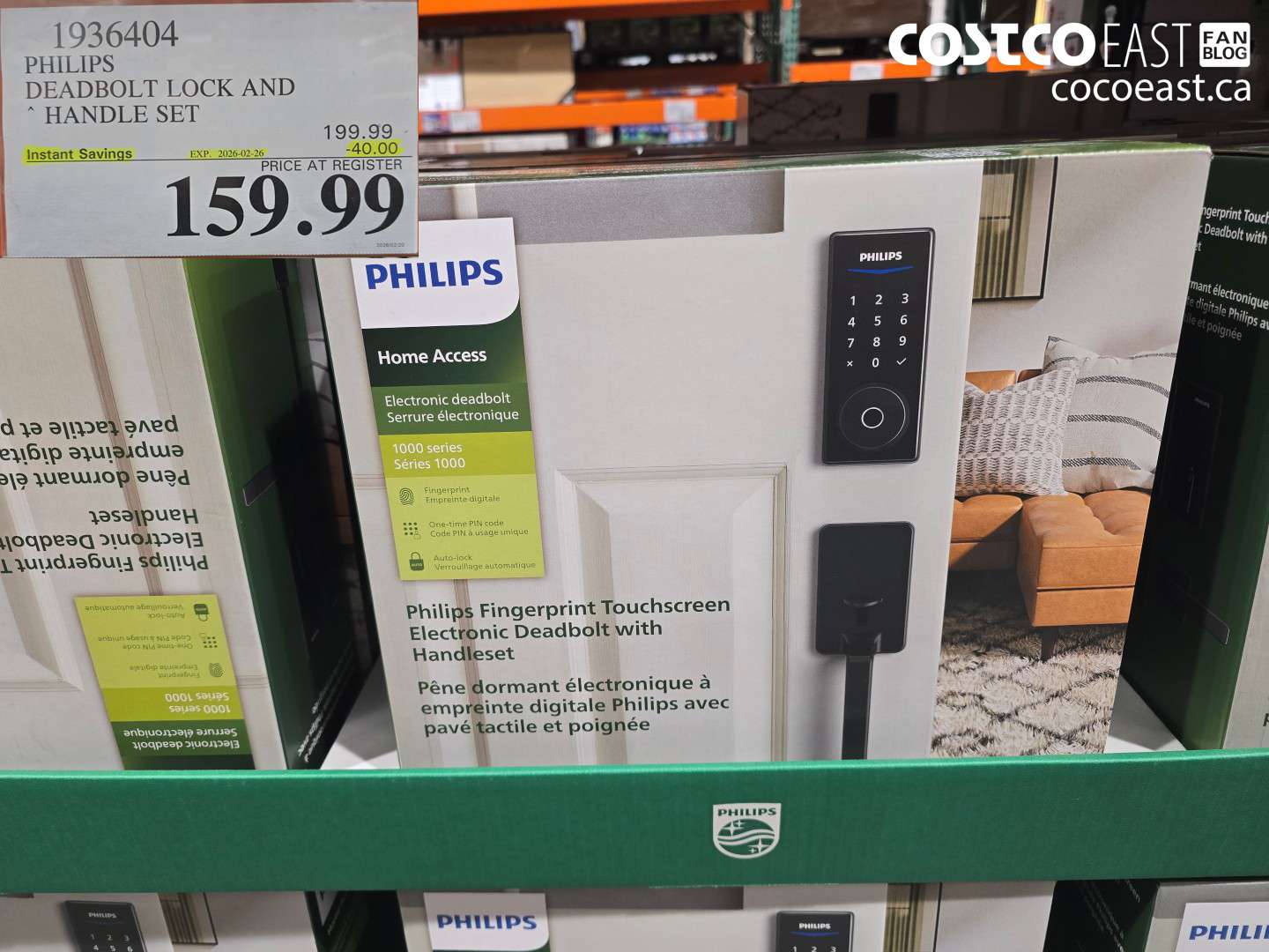 1936404 PHILIPS DEADBOLT LOCK AND HANDLE SET ($40.00 INSTANT SAVINGS EXPIRES ON 2026-02-26) $159.99