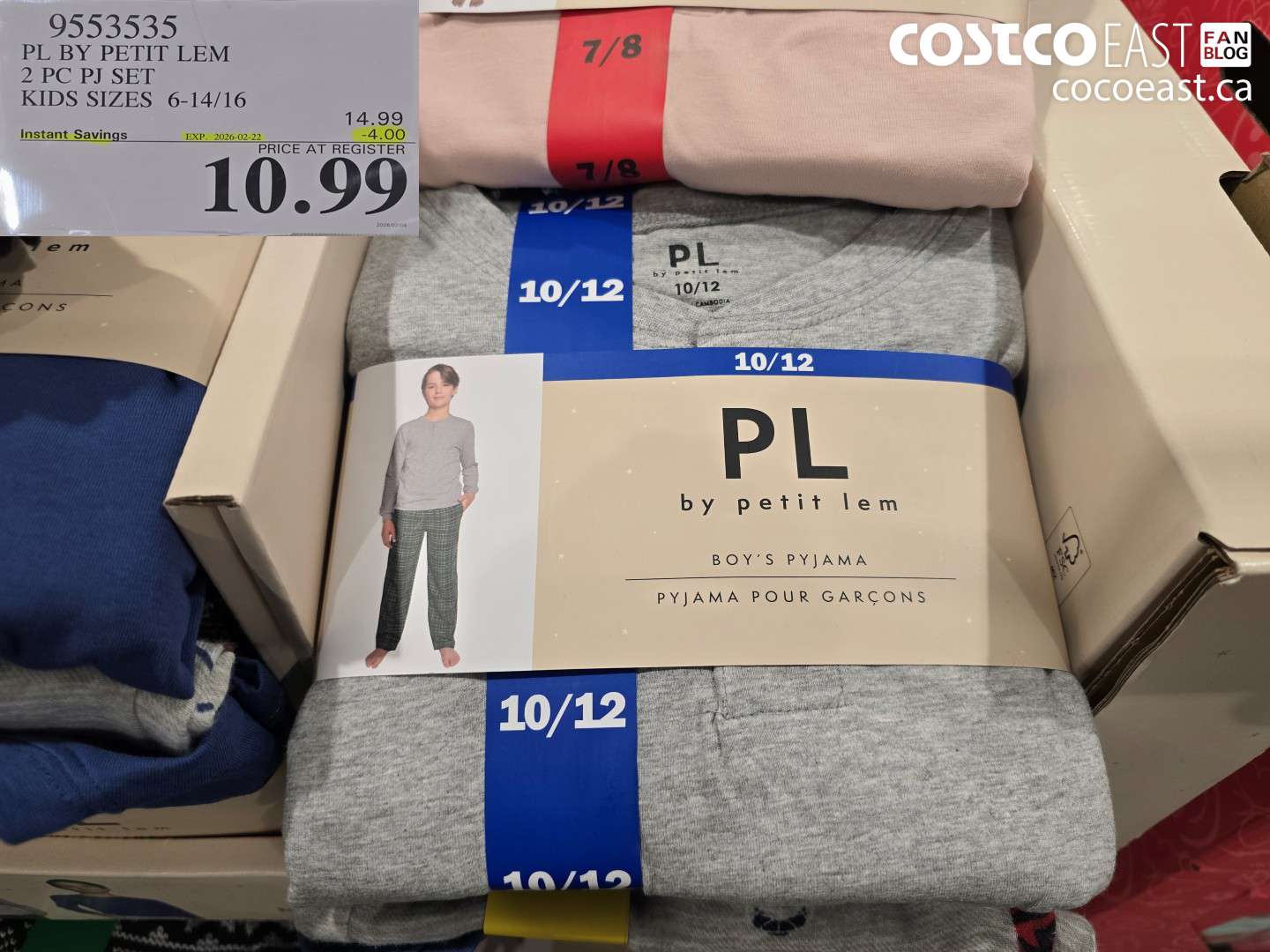 9553535 PL BY PETIT LEM 2 PC PJ SET KIDS SIZES 6-14/16 ($4.00 INSTANT SAVINGS EXPIRES ON 2026-02-22) $10.99