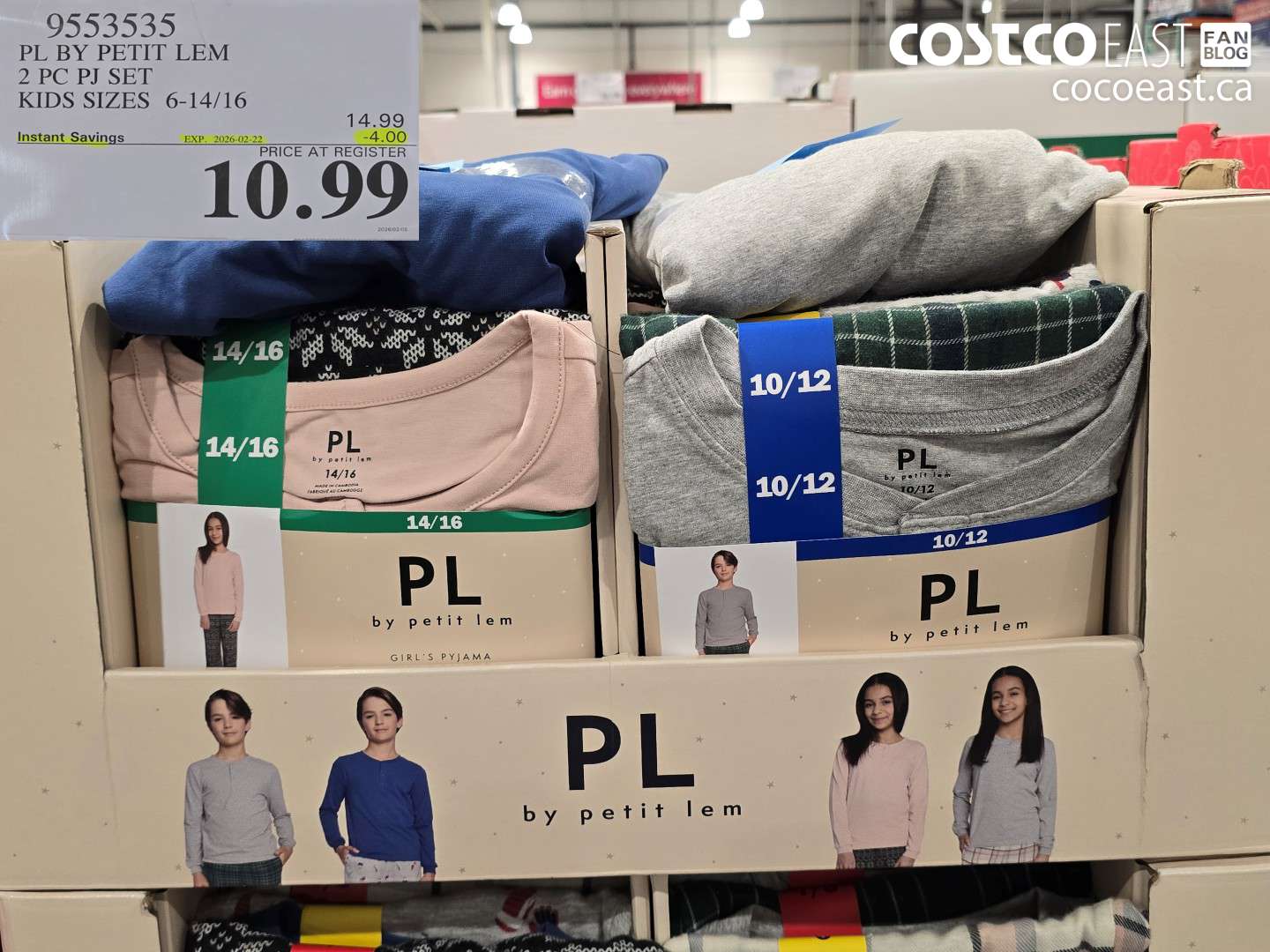 9553535 PL BY PETIT LEM 2 PC PJ SET KIDS SIZES 6-14/16 ($4.00 INSTANT SAVINGS EXPIRES ON 2026-02-22) $10.99