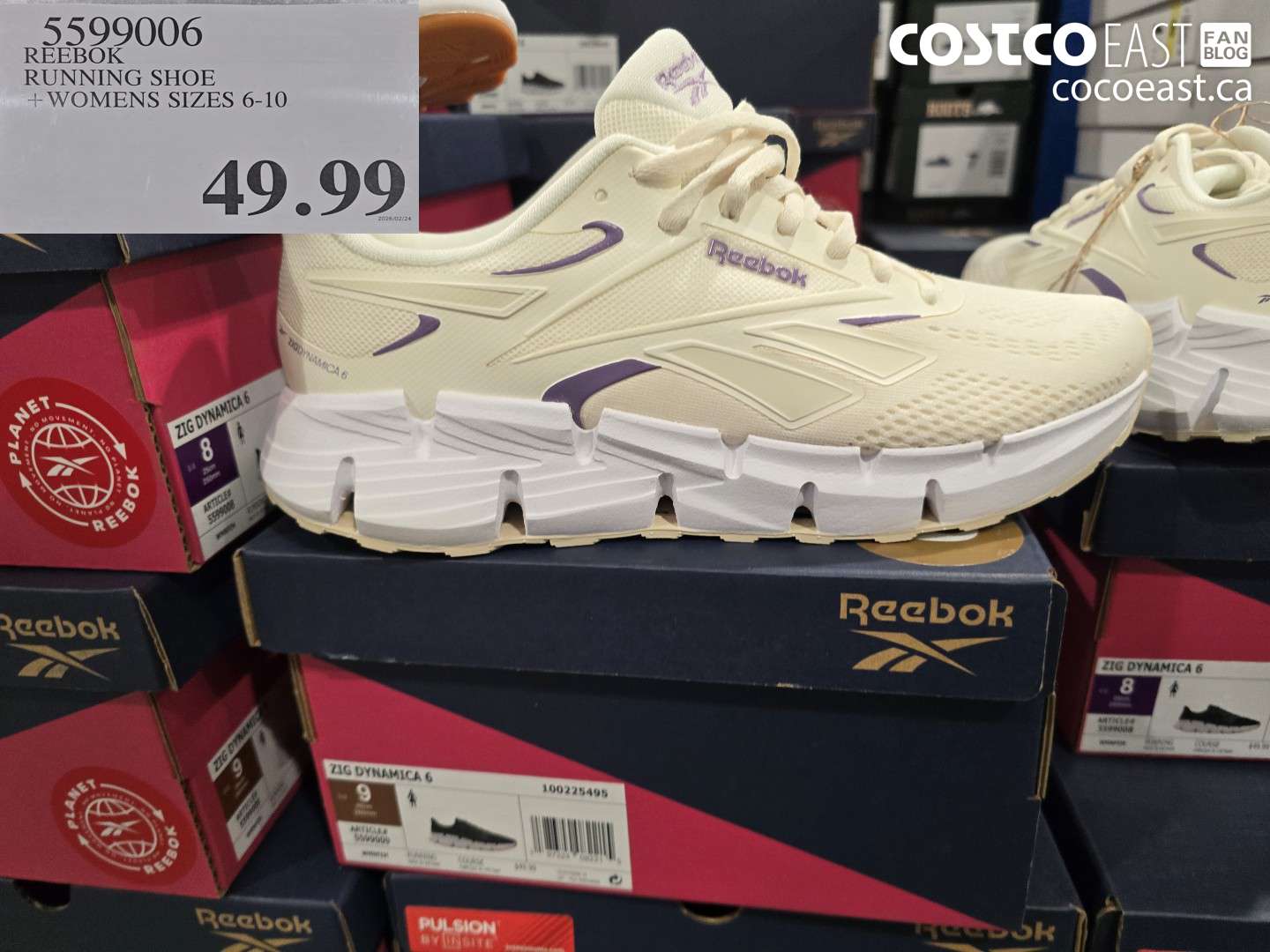 5599006 REEBOK RUNNING SHOE + WOMENS SIZES 6-10 $49.99