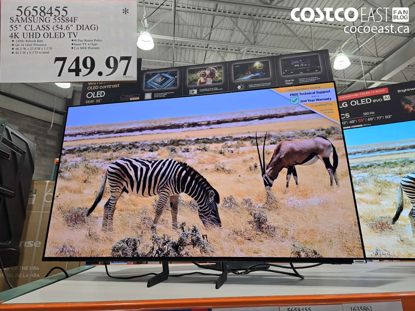 5658455 SAMSUNG 55S84F 55