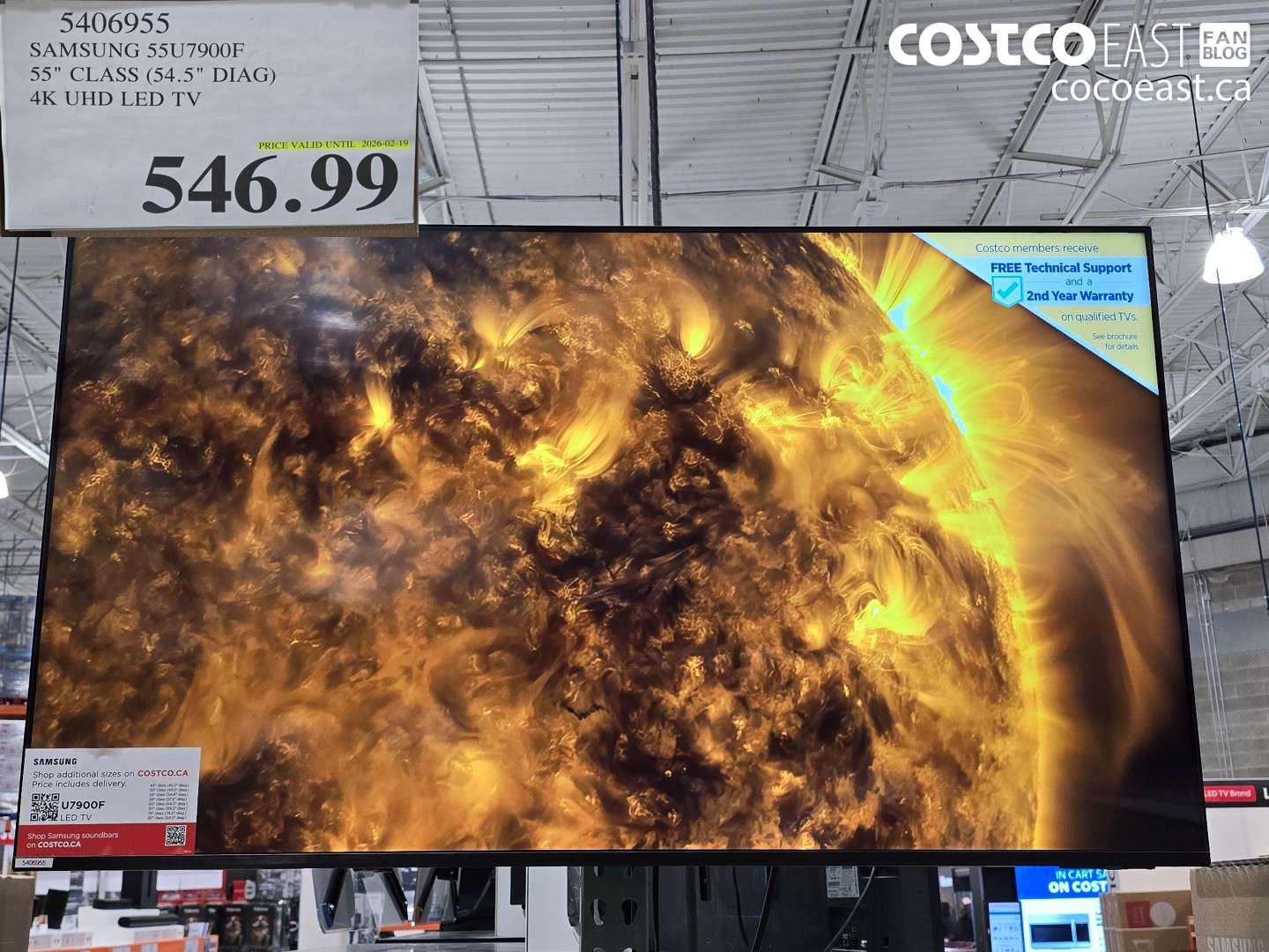 5406955 SAMSUNG 55U7900F 55