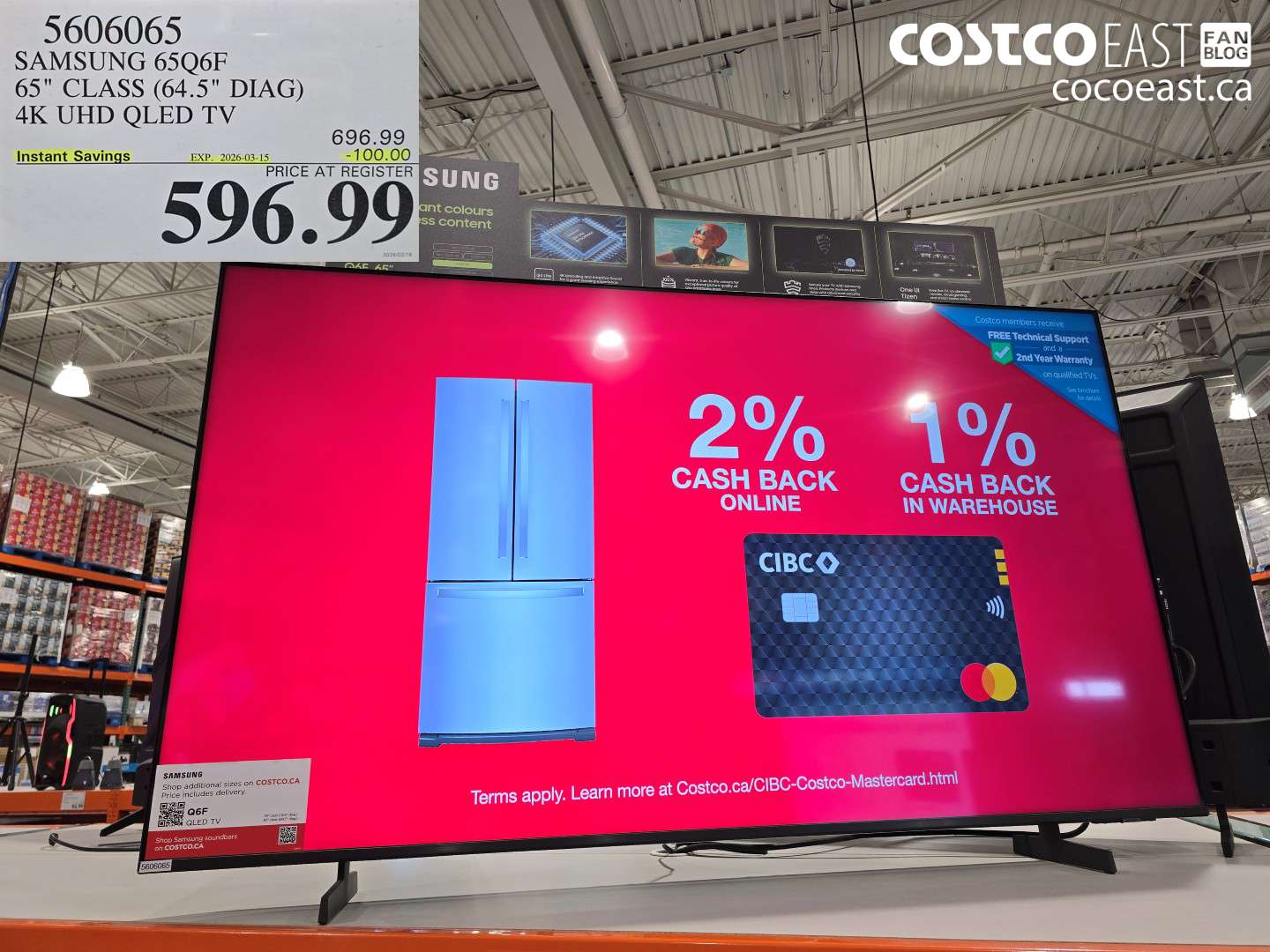 5606065 SAMSUNG 65Q6F 65