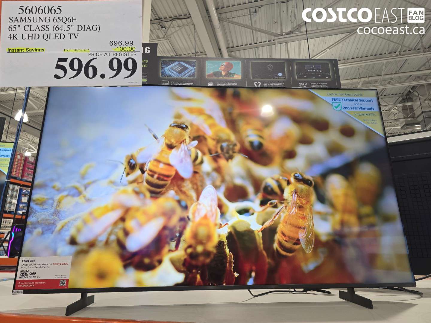 560605 SAMSUNG 65Q6F 65