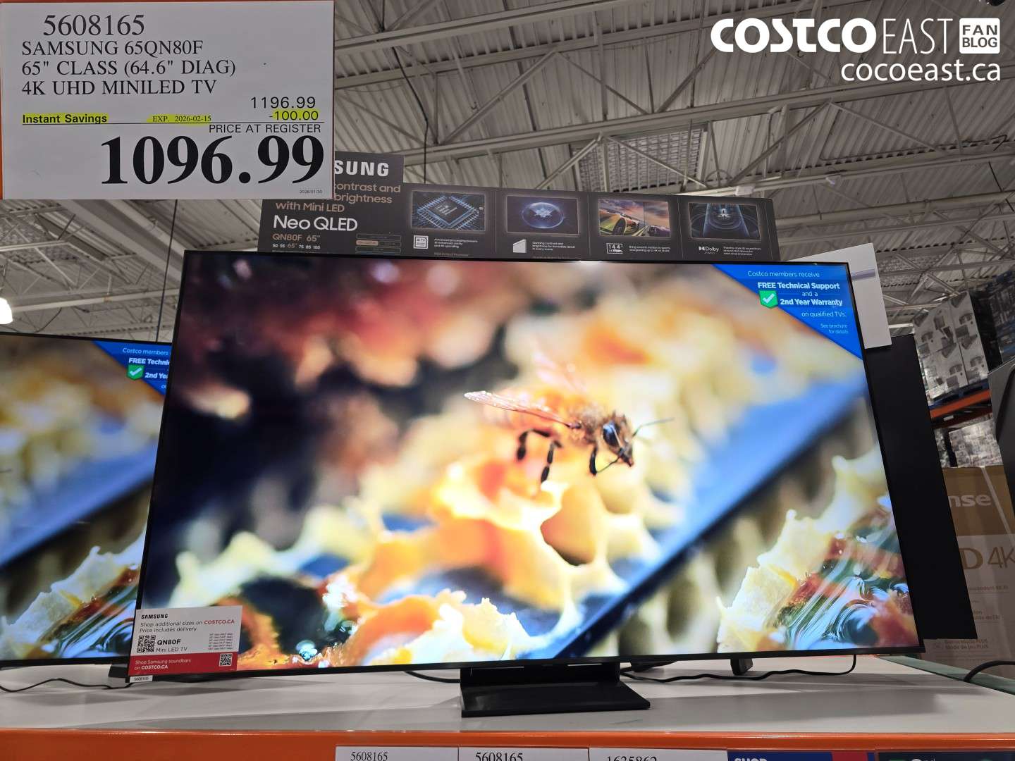 5608165 SAMSUNG 65QN80F 65