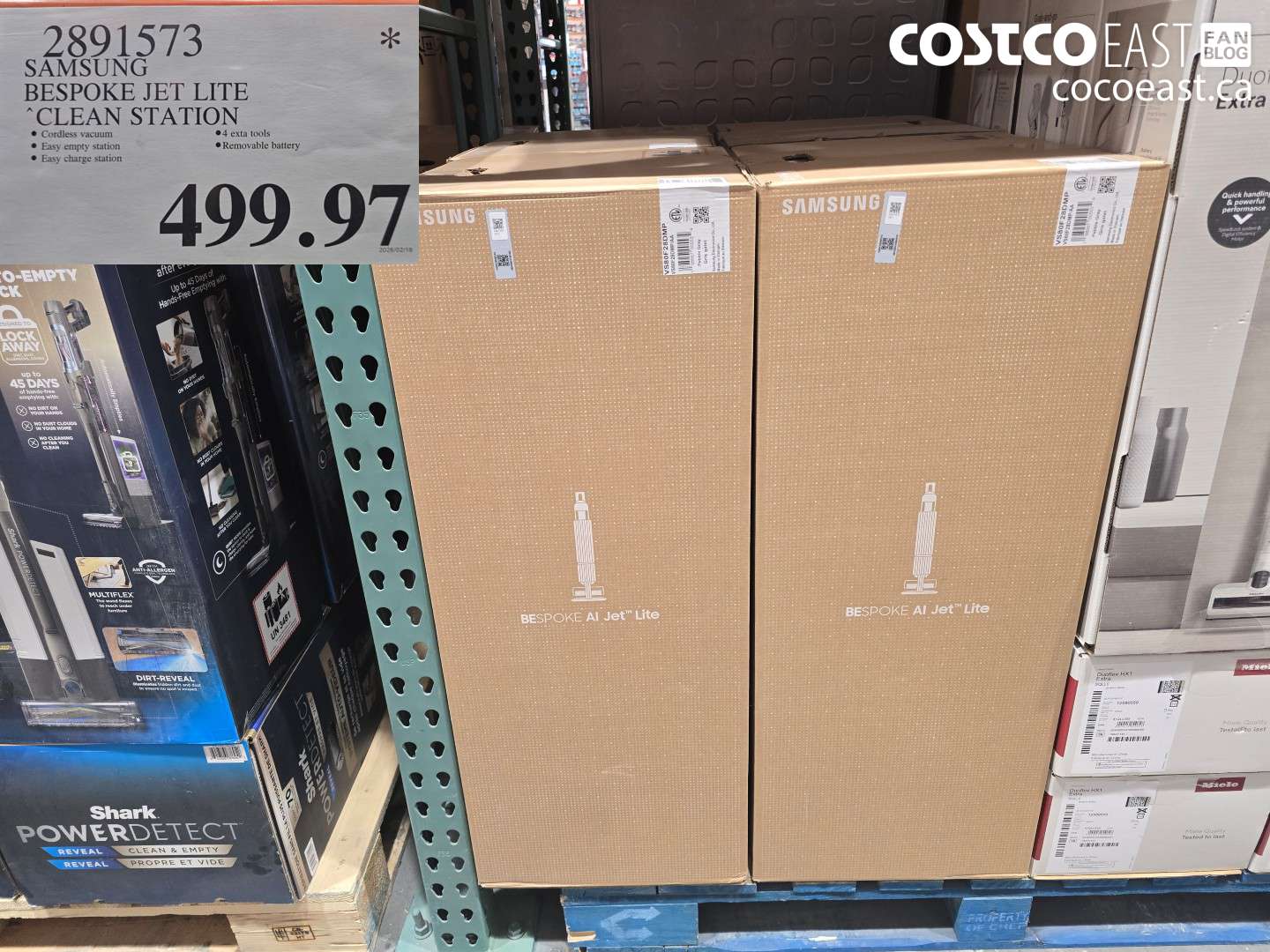 2891573 SAMSUNG BESPOKE JET LITE 'CLEAN STATION $499.97