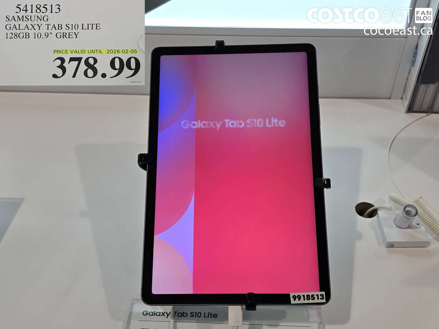 5418513 SAMSUNG GALAXY TAB S10 LITE 128GB 10.9