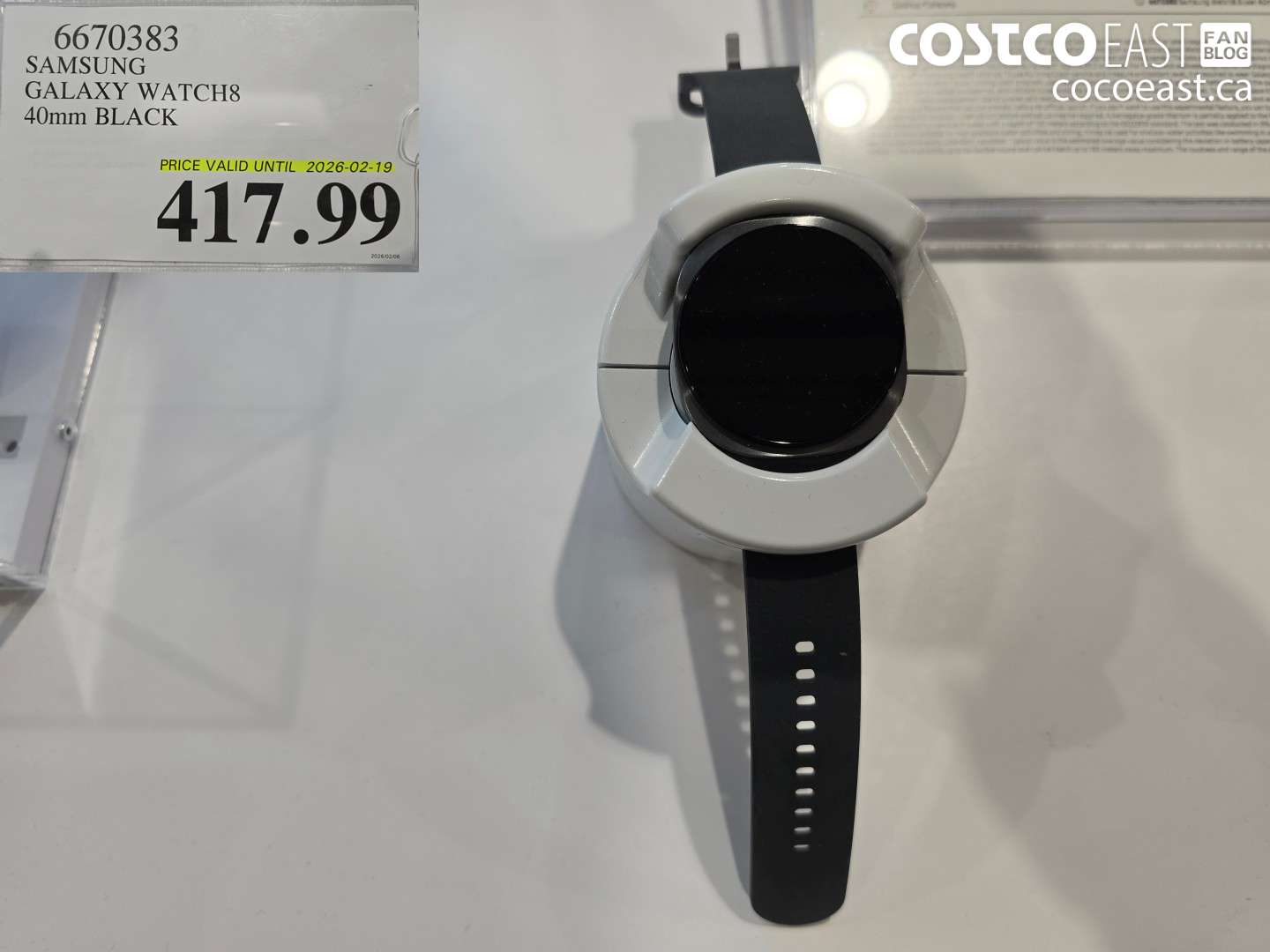 6670383 SAMSUNG GALAXY WATCH8 40mm BLACK $417.99
