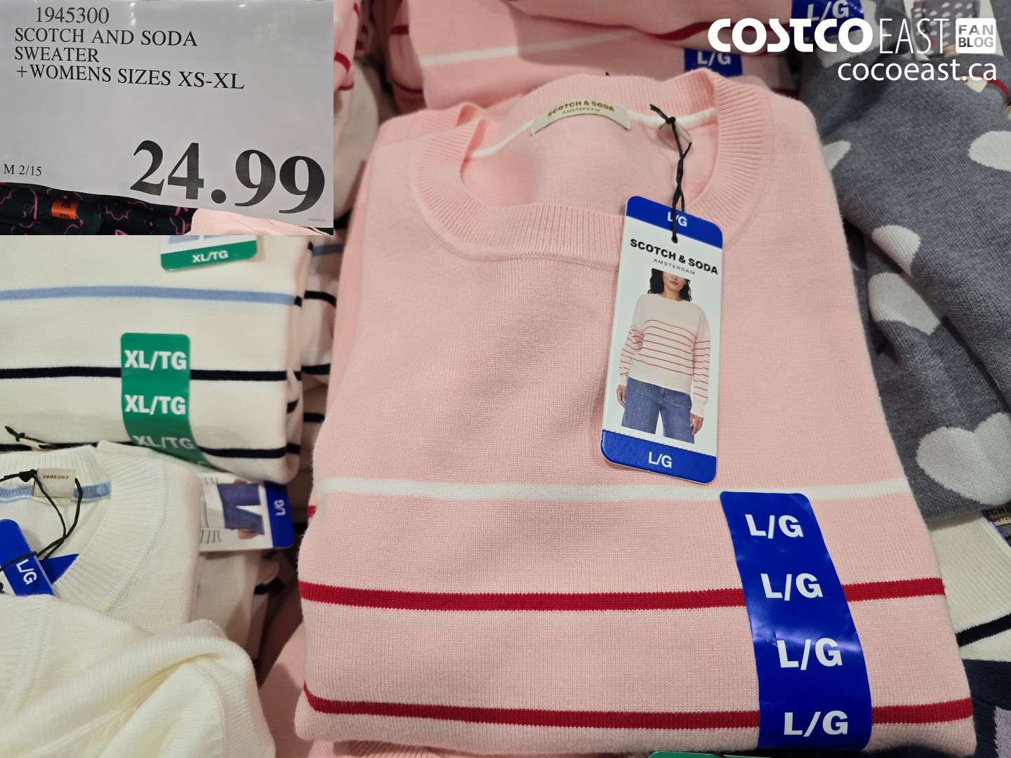 1945300 SCOTCH AND SODA SWEATER +WOMENS SIZES XS-XL $24.99