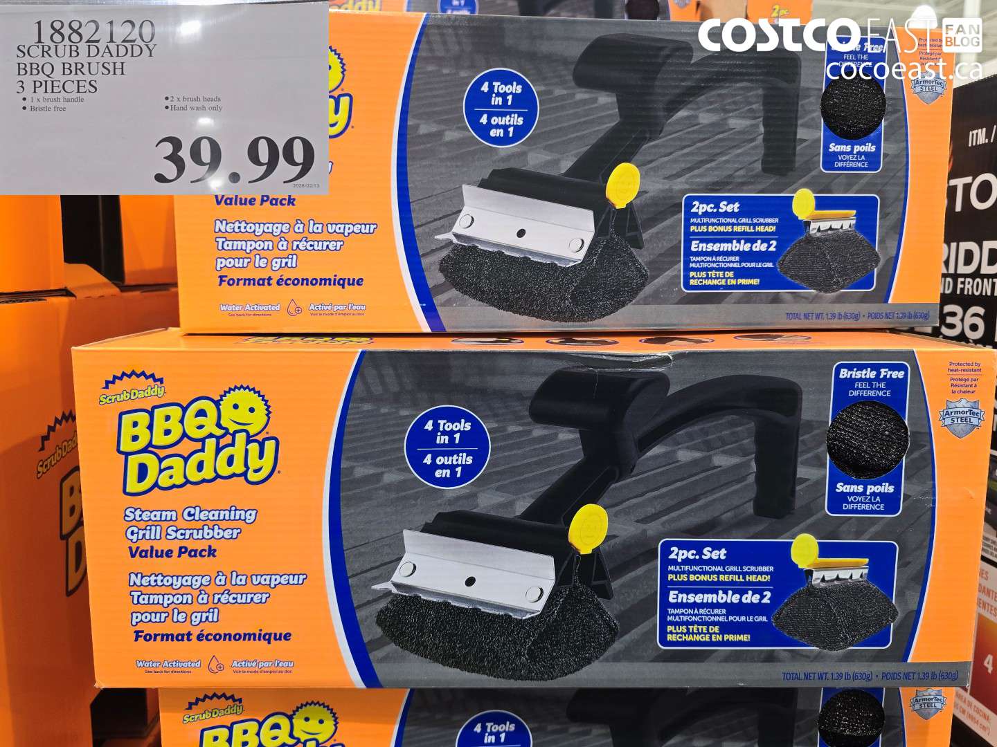 1882120 SCRUB DADDY BBQ BRUSH 3 PIECES $39.99