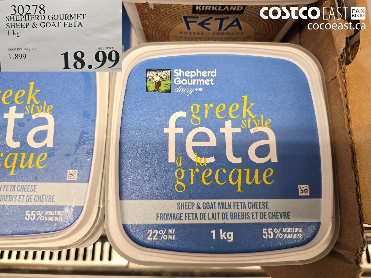 30278 SHEPHERD GOURMET SHEEP & GOAT FETA 1 KG $18.99