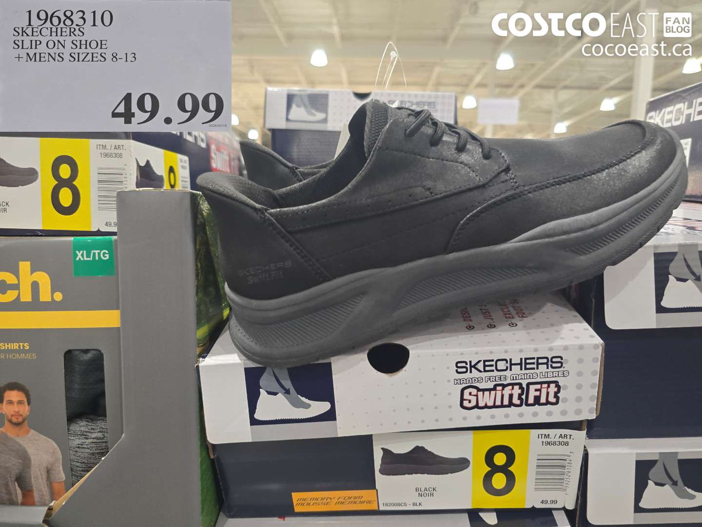 1968310 SKECHERS SLIP ON SHOE + MENS SIZES 8-13 $49.99