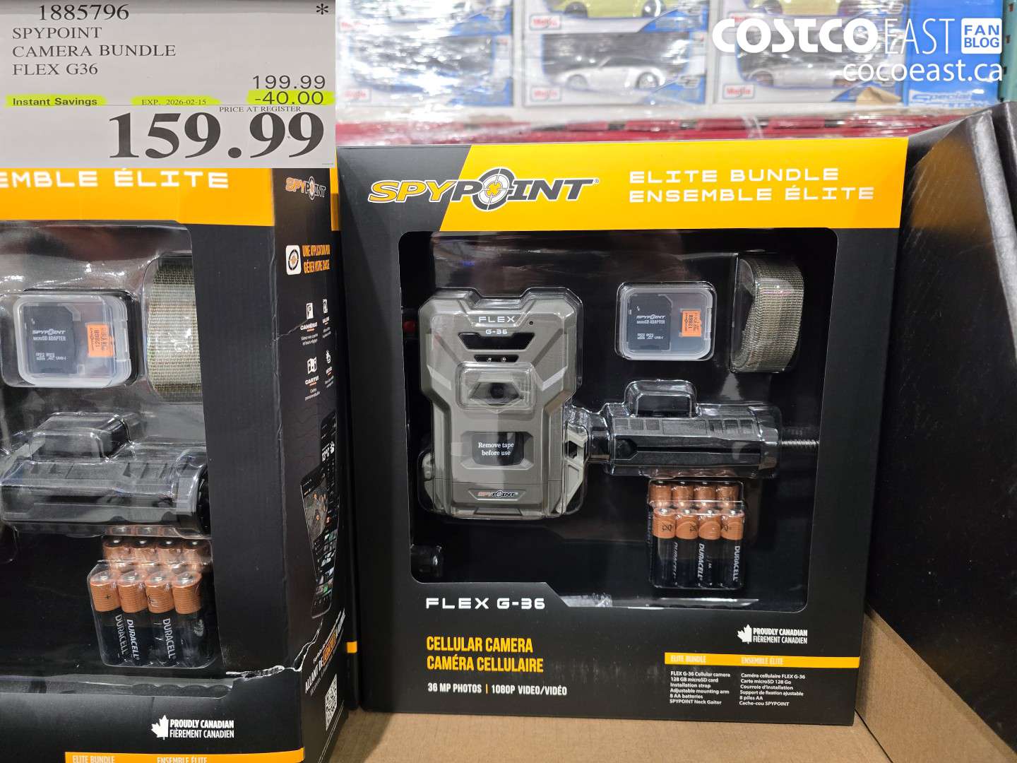 1885796 SPYPOINT CAMERA BUNDLE FLEX G36 ($40.00 INSTANT SAVINGS EXPIRES ON 2026-02-15) $159.99