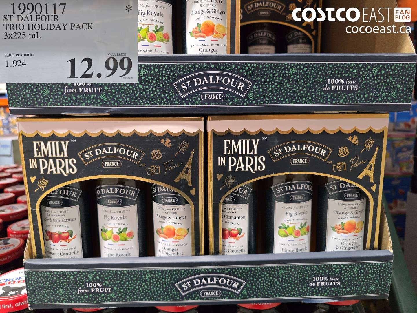 1990117 ST DALFOUR TRIO HOLIDAY PACK 3x255 mL $12.99