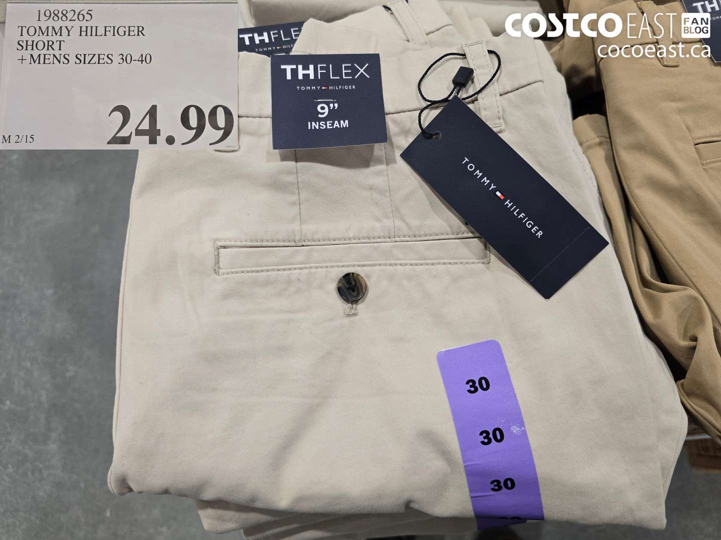 1988265 TOMMY HILFIGER SHORT + MENS SIZES 30-40 $24.99