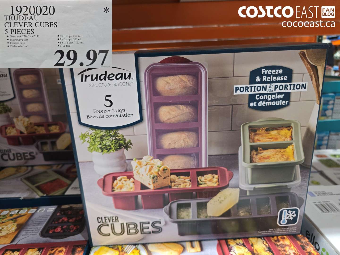 1920020 TRUDEAU CLEVER CUBES 5 PIECES $29.97