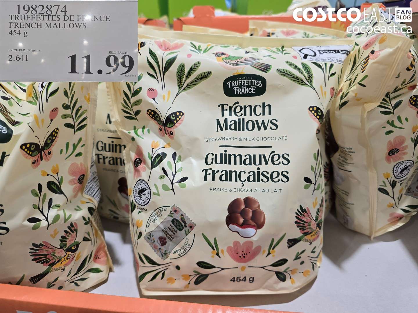 1982874 TRUFFETTES DE FRANCE FRENCH MALLOWS 454 g $11.99