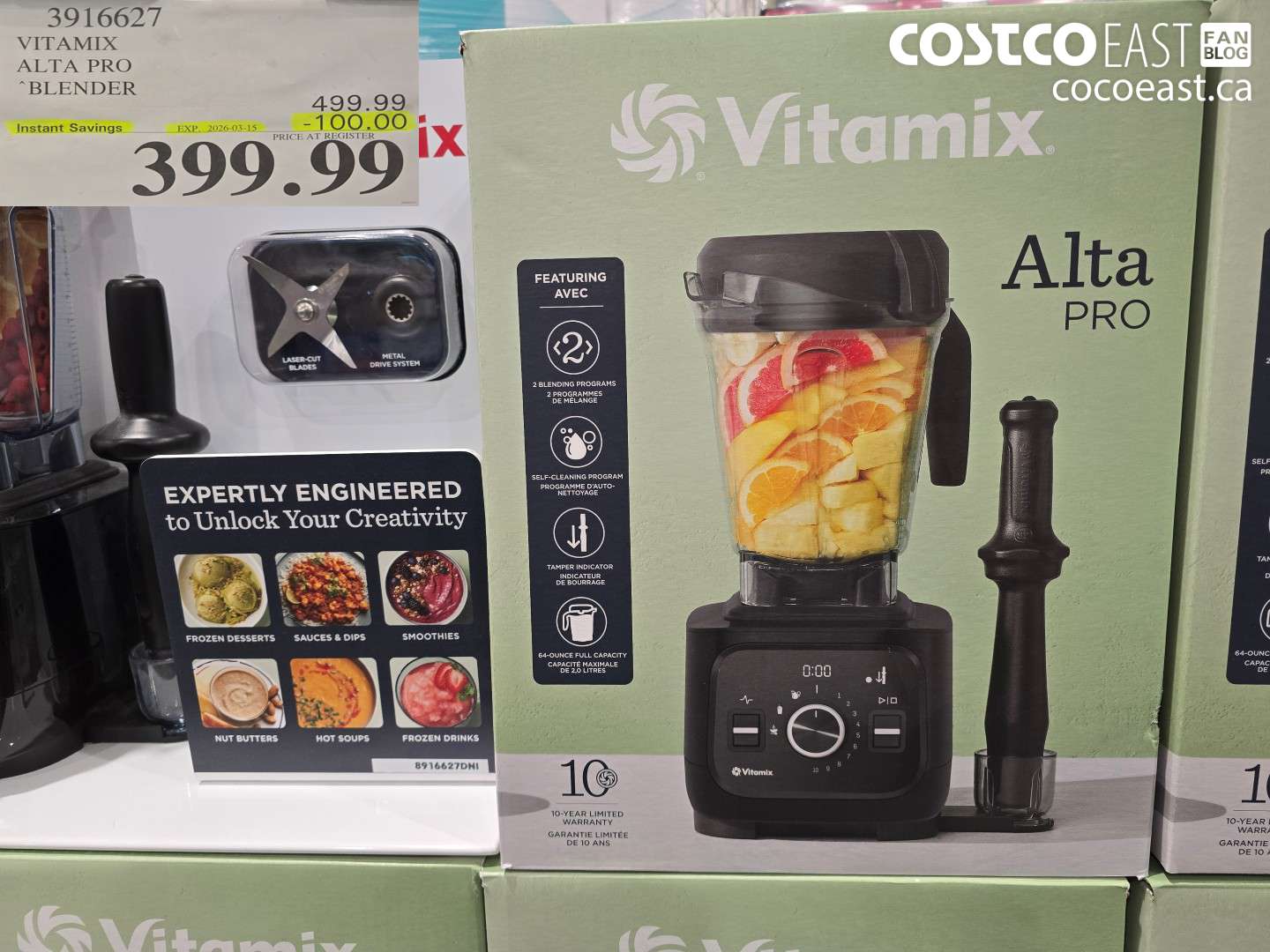3916627 VITAMIX ALTA PRO BLENDER ($100.00 INSTANT SAVINGS EXPIRES ON 2026-03-15) $399.99