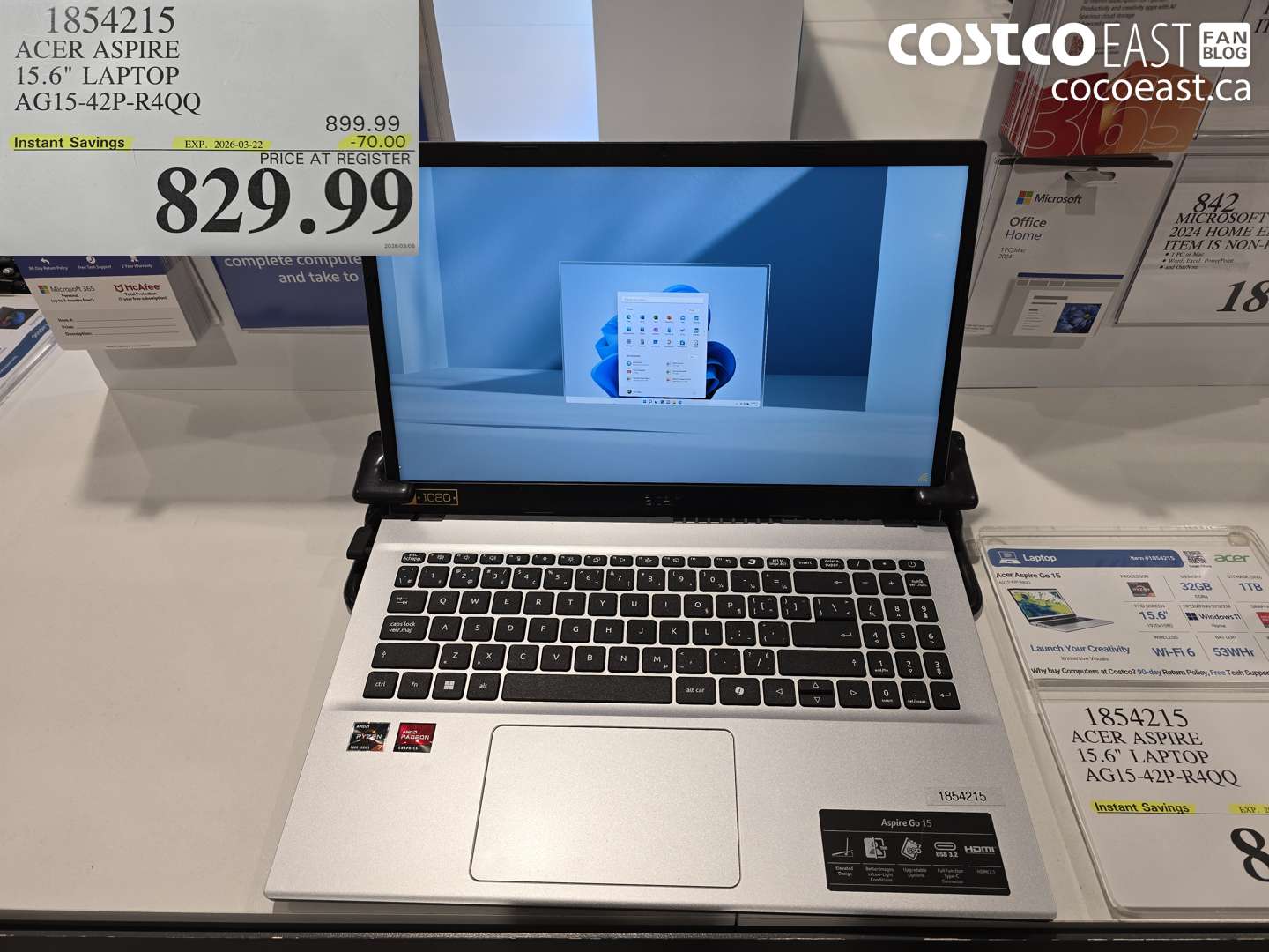 1854215 ACER ASPIRE 15.6