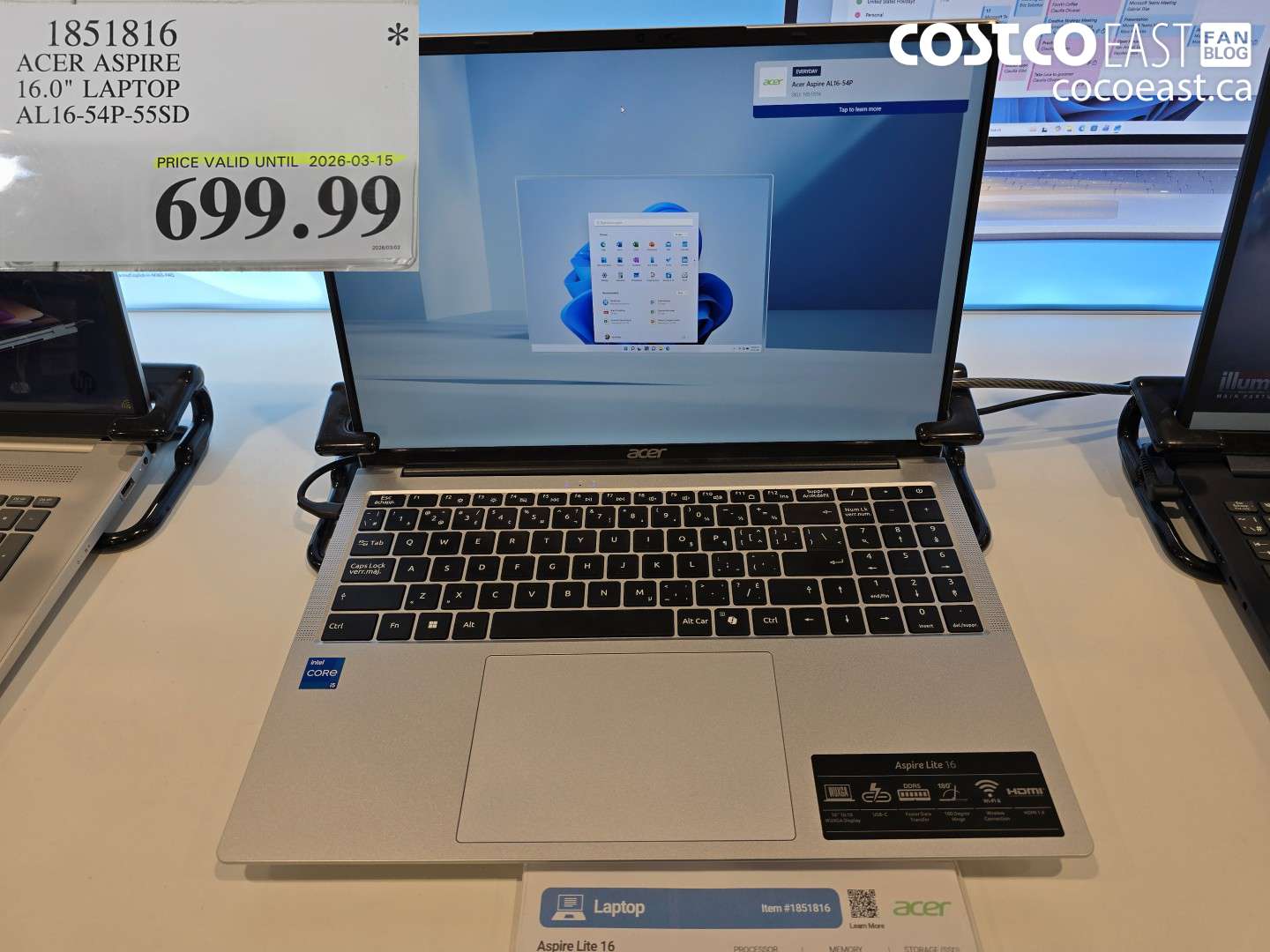 1851816 ACER ASPIRE 16.0