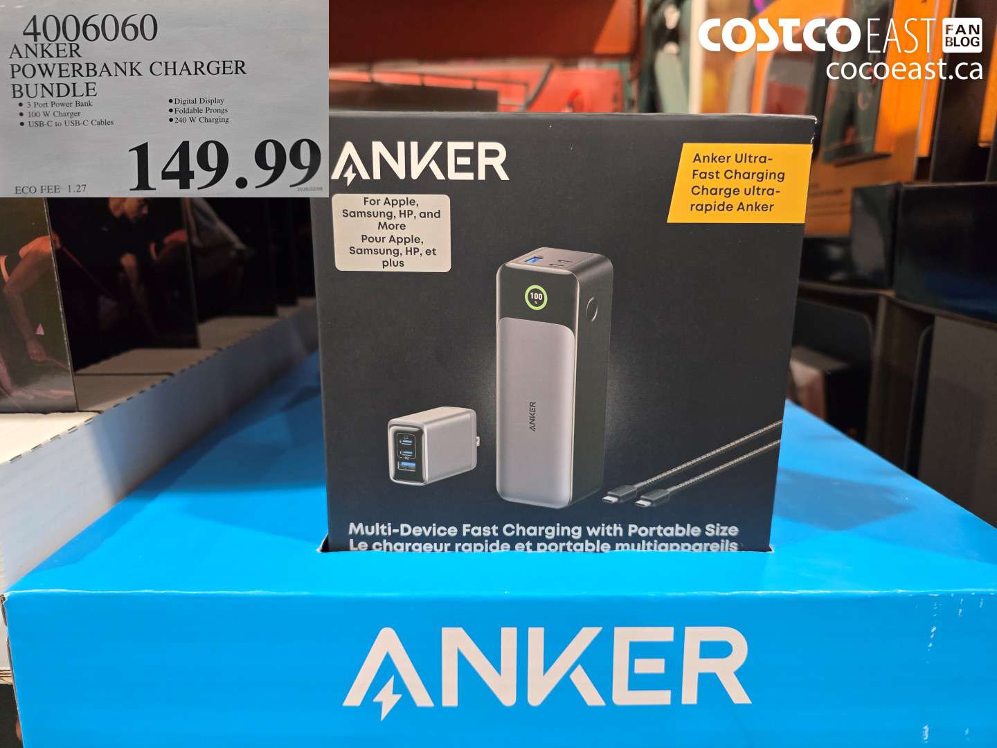 4006060 ANKER POWERBANK CHARGER BUNDLE $149.99