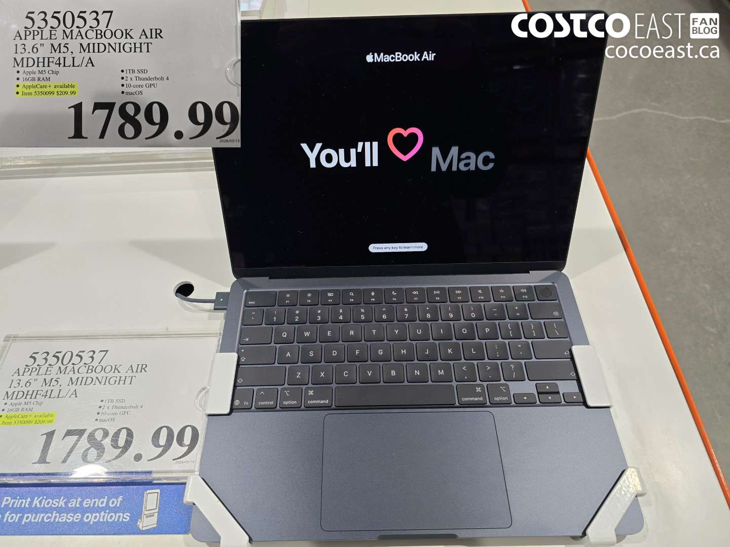 5350537 APPLE MACBOOK AIR 13.6