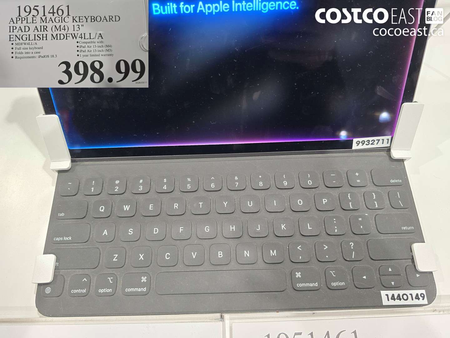 1951461 APPLE MAGIC KEYBOARD IPAD AIR (M4) 13