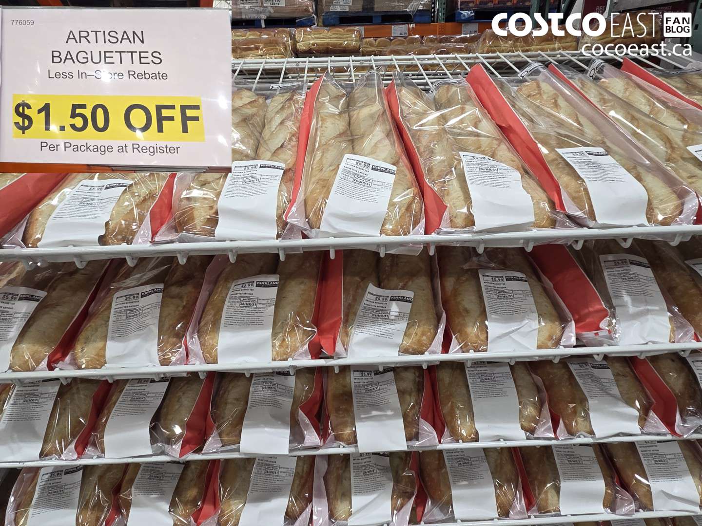 776059 ARTISAN BAGUETTES ($1.50 INSTANT SAVINGS)