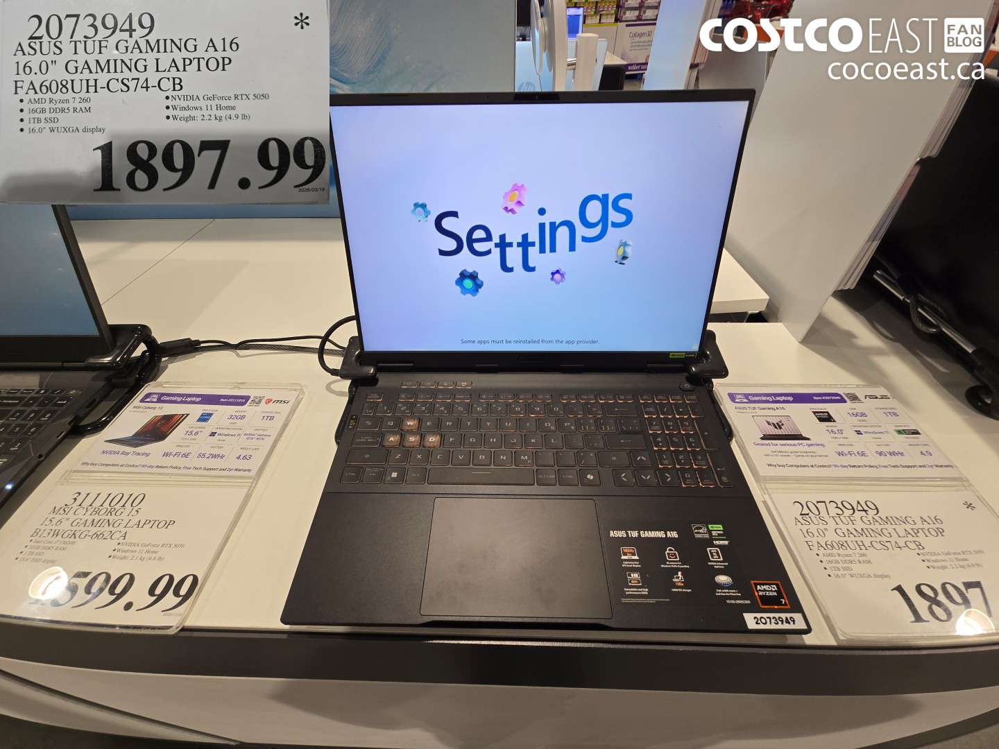 2073949 ASUS TUF GAMING A16 16.0