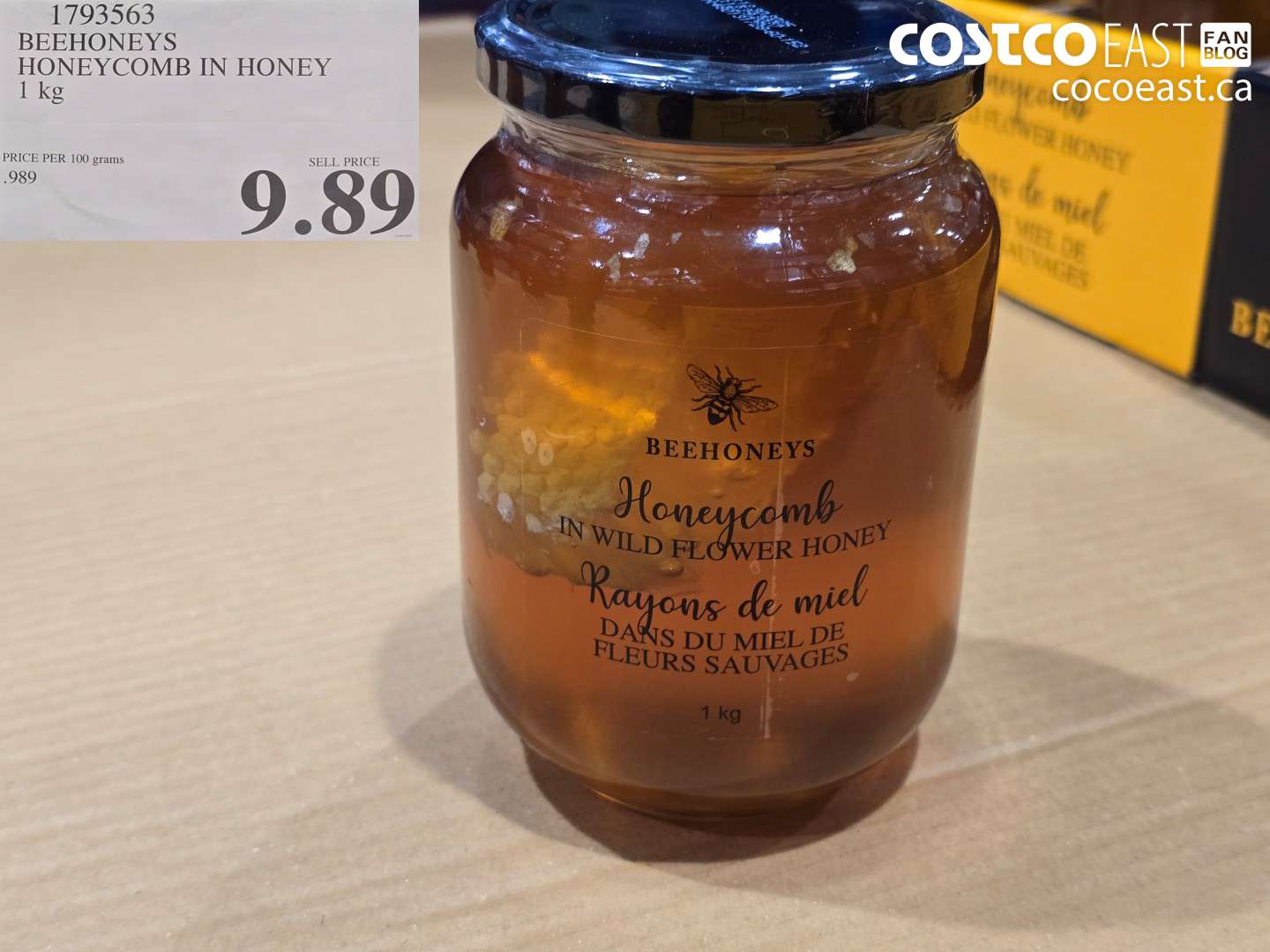 1793563 BEEHONEY'S HONEYCOMB IN HONEY 1 KG $9.89
