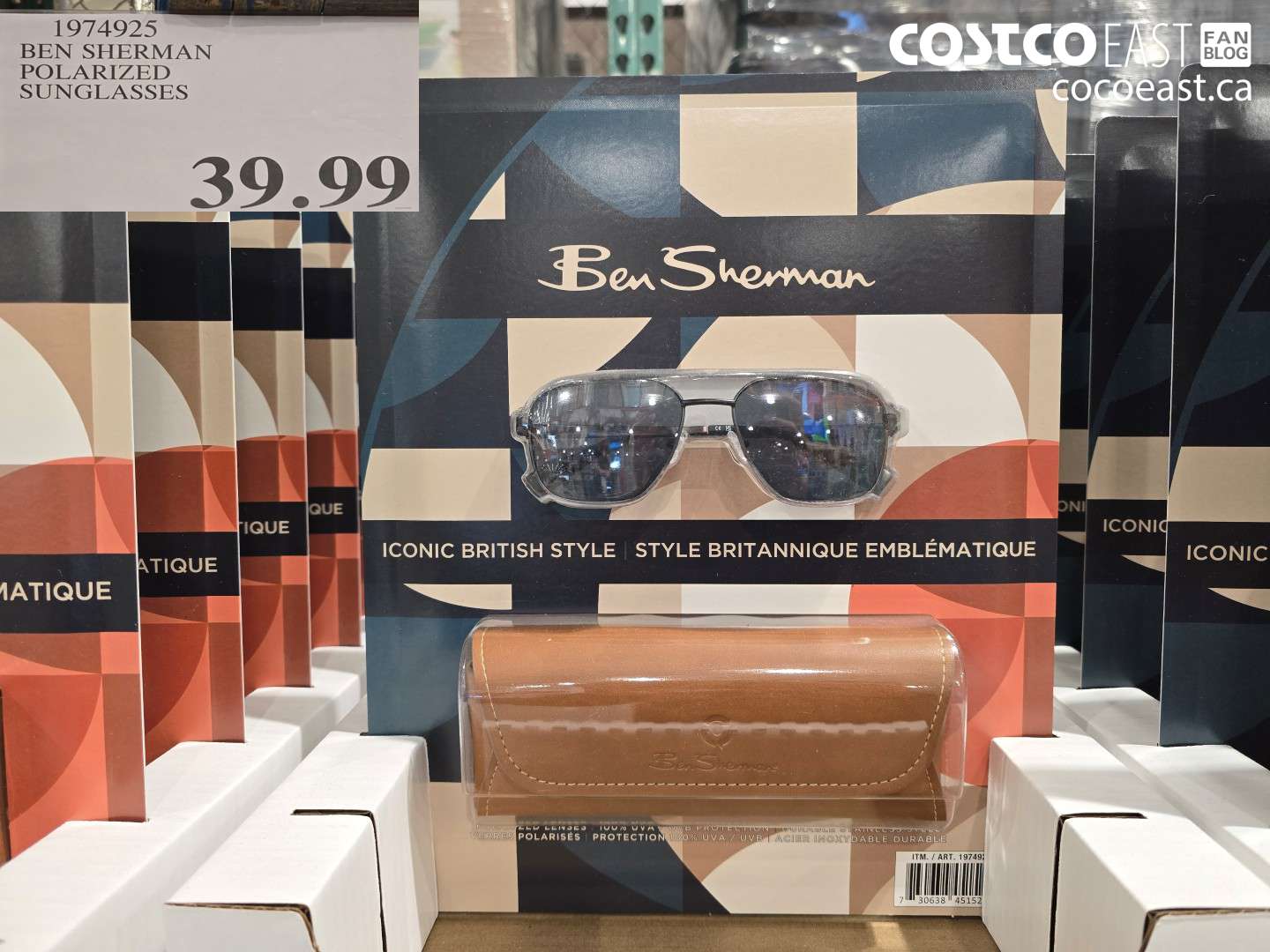 1974925 BEN SHERMAN POLARIZED SUNGLASSES $39.99