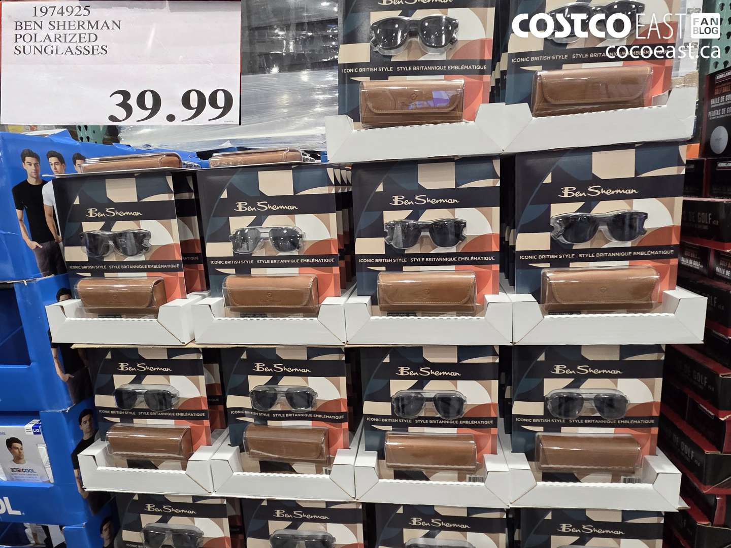 1974925 BEN SHERMAN POLARIZED SUNGLASSES $39.99