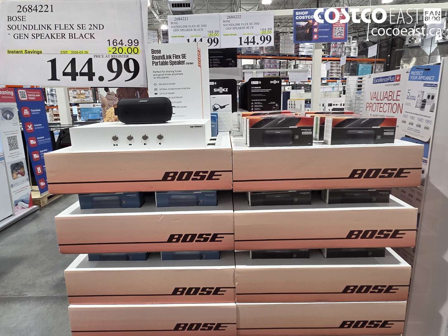 2684221 BOSE SOUNDLINK FLEX SE 2ND GEN SPEAKER BLACK ($20.00 INSTANT SAVINGS EXPIRES ON 2026-03-26) $144.99