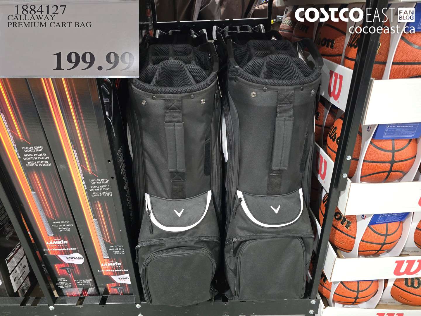 1884127 CALLAWAY PREMIUM CART BAG $199.99