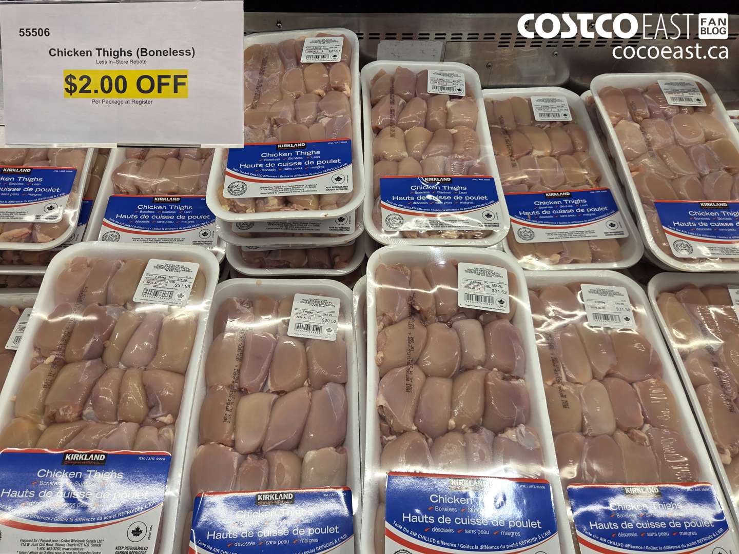 55506 CHICKEN THIGHS (BONELESS) ($2.00 INSTANT SAVINGS)