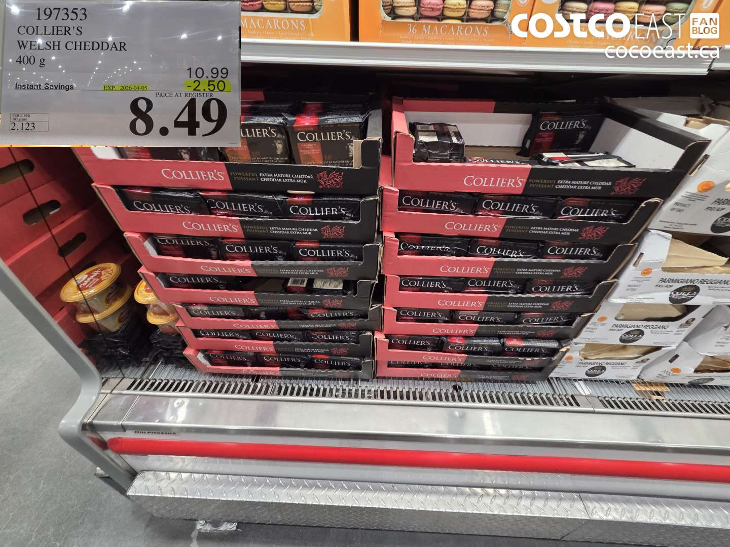 197353 COLLIER'S WELSH CHEDDAR ($2.50 INSTANT SAVINGS EXPIRES ON 2026-04-05) $8.49