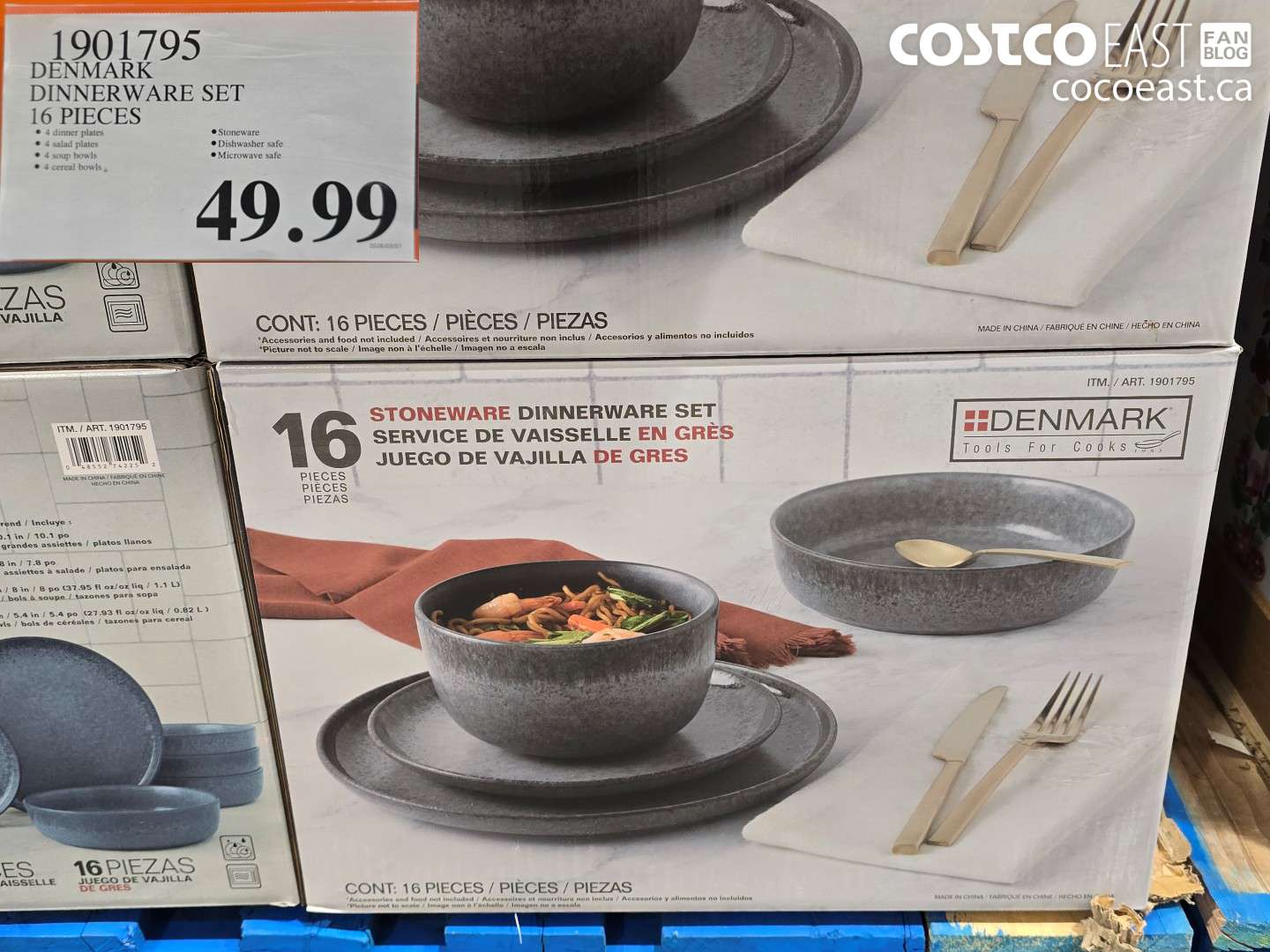 1901795 DENMARK DINNERWARE SET 16 PIECES $49.99