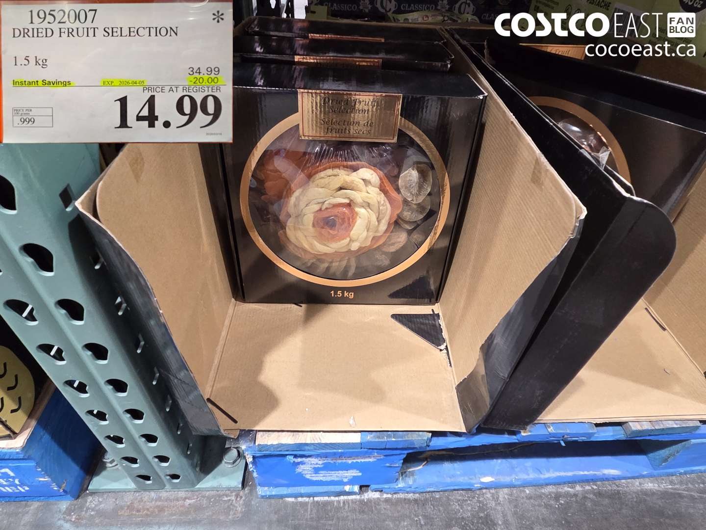 1952007 DRIED FRUIT SELECTION ($20.00 INSTANT SAVINGS EXPIRES ON 2026-04-05) $14.99