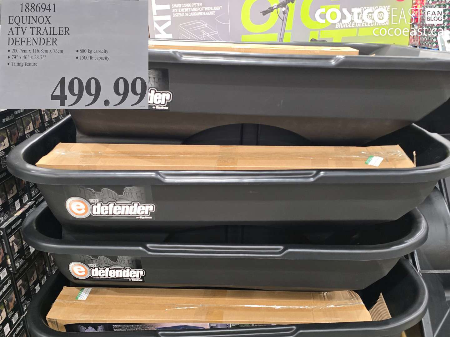 1886941 EQUINOX ATV TRAILER DEFENDER $499.99