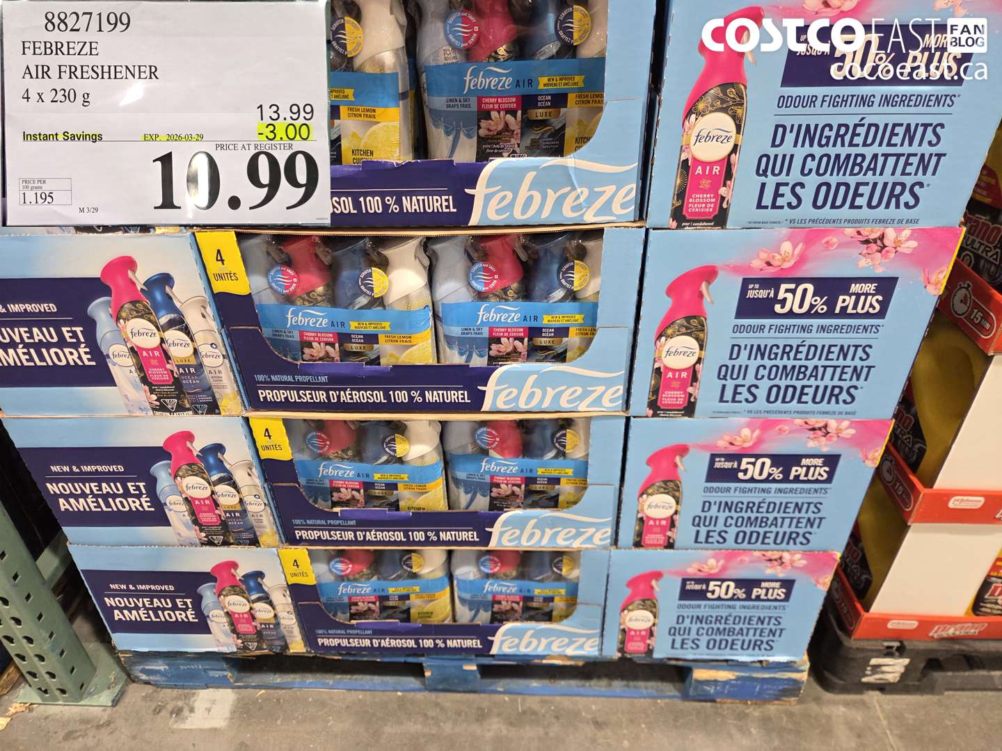 8827199 FEBREZE AIR FRESHENER 4 X 230 G ($3.00 INSTANT SAVINGS EXPIRES ON 2026-03-29) $10.99