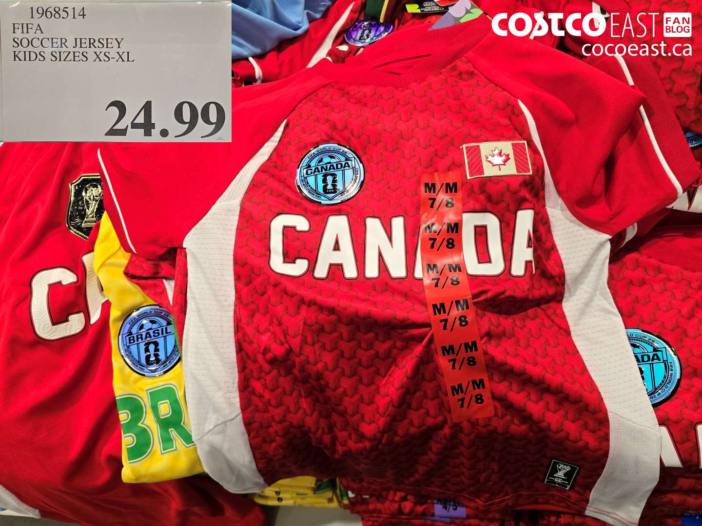 1968514 FIFA SOCCER JERSEY KIDS SIZES XS-XL $24.99