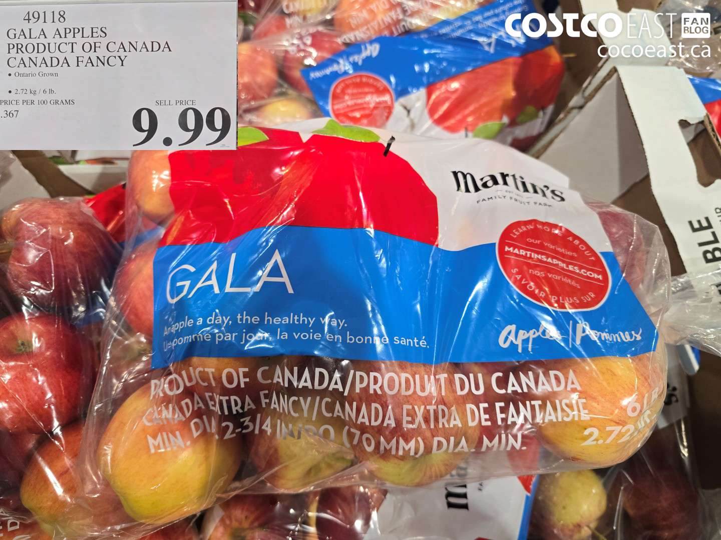 49118 GALA APPLES PRODUCT OF CANADA CANADA FANCY $9.99