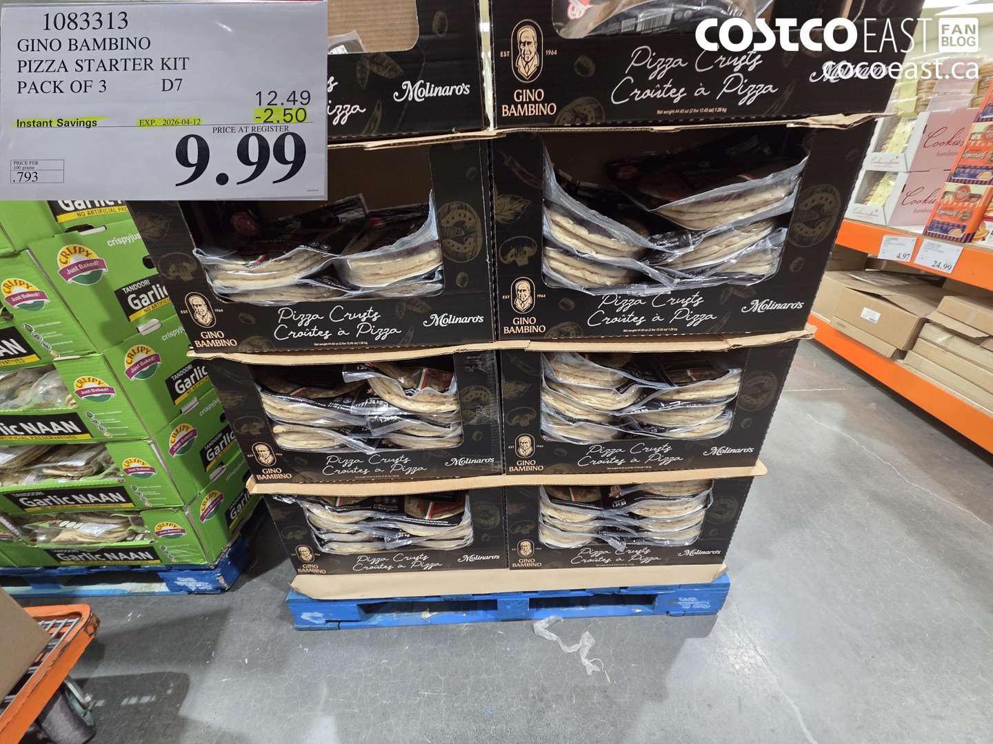 1083313 GINO BAMBINO PIZZA STARTER KIT PACK OF 3 ($2.50 INSTANT SAVINGS EXPIRES ON 2026-04-12) $9.99