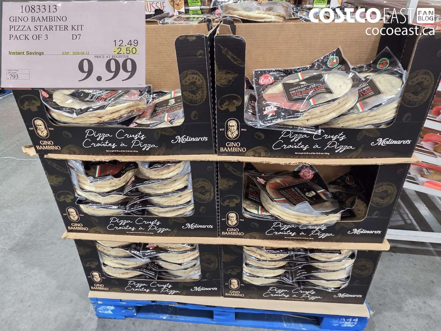 1083313 GINO BAMBINO PIZZA STARTER KIT PACK OF 3 ($2.50 INSTANT SAVINGS EXPIRES ON 2026-04-12) $9.99